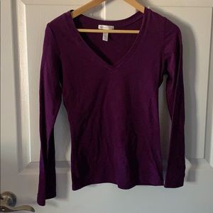 Cute purple top.